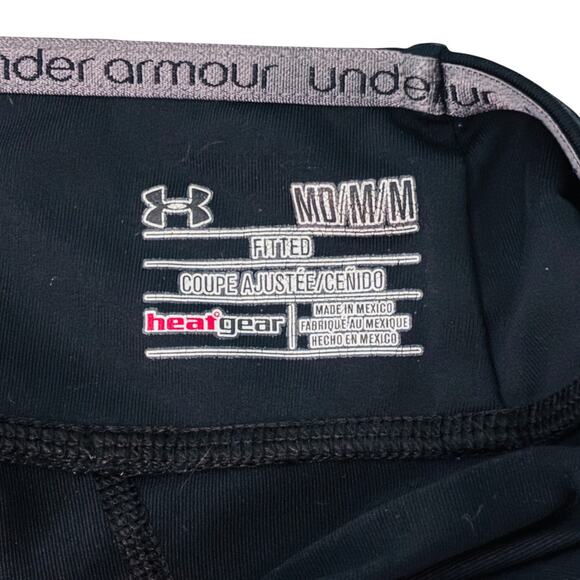 Under Armour Heatgear Shortie Shorts Black Size Medium - Picture 3 of 4